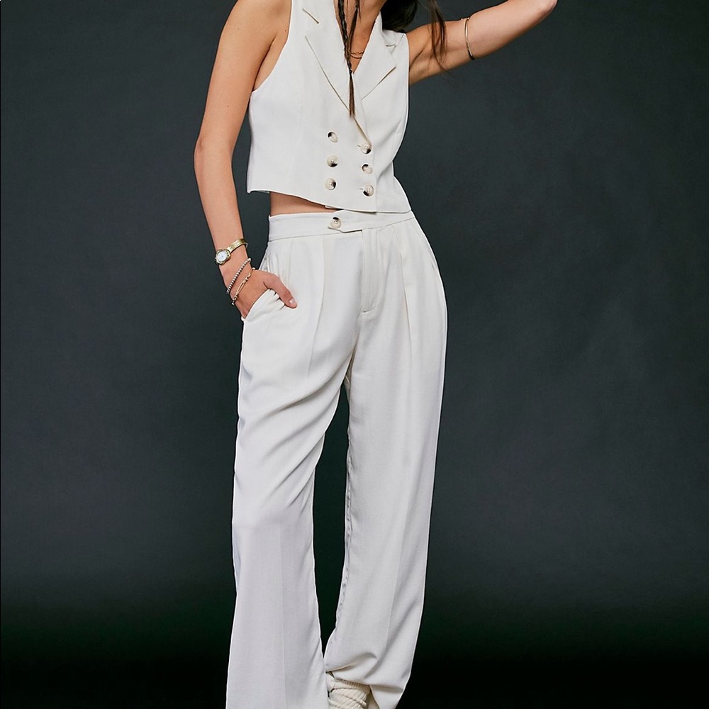 Gabby Vest Suit Set by FreePeople